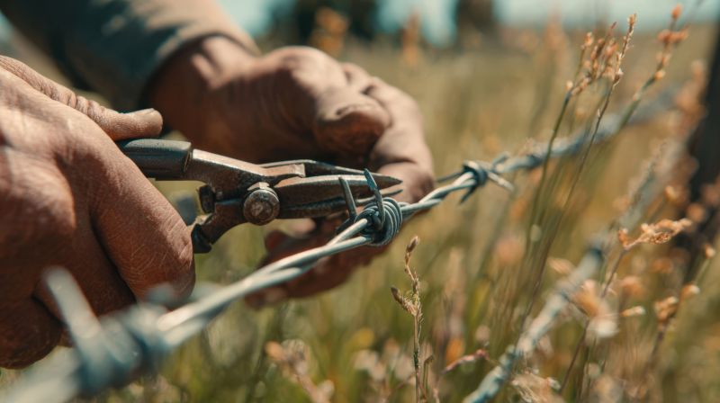 Barbed Wire Installation